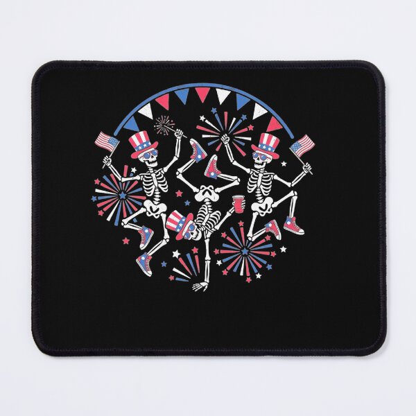 Item preview, 4th July Skeletons Dance Fireworks Patriotic Women Men Kids  designed and sold by clothesy7.