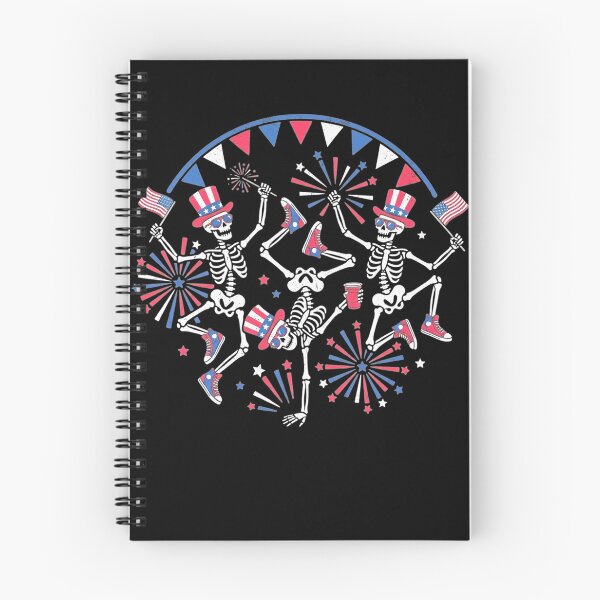 Item preview, 4th July Skeletons Dance Fireworks Patriotic Women Men Kids  designed and sold by clothesy7.