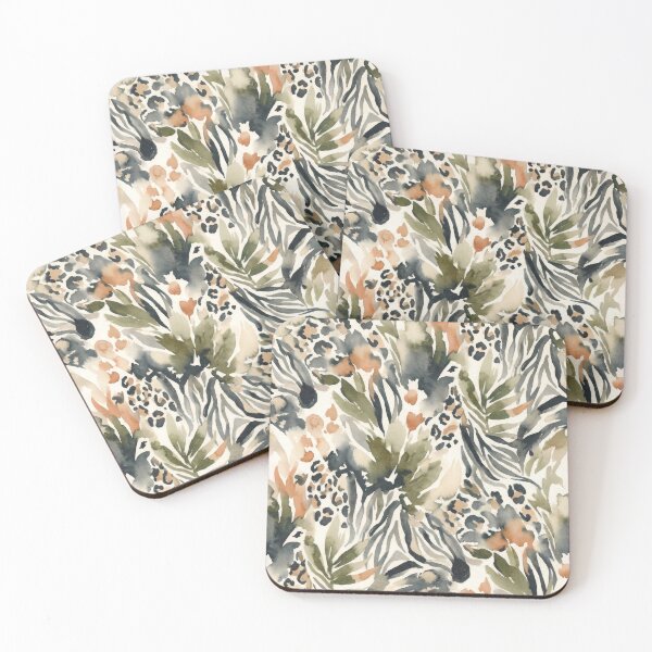 Item preview, Safari Watercolor Jungle Mix designed and sold by mmartabc.