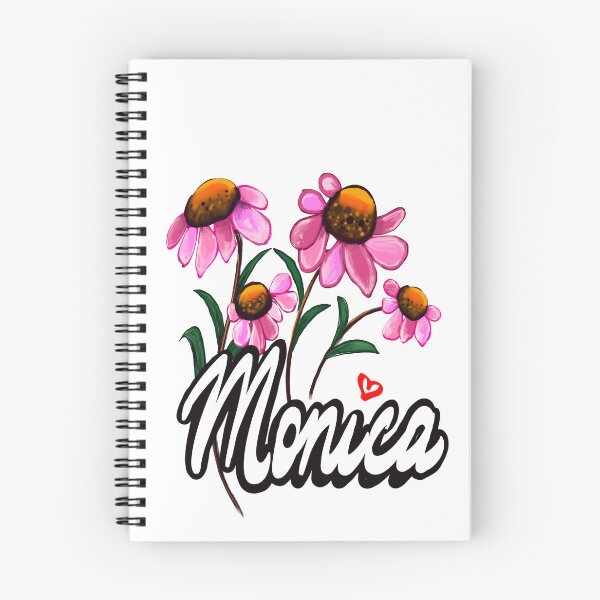 Item preview, Monica with flowers The top 10 best Personalized Custom Name gift ideas for girls and women named Monica designed and sold by Artonmytee.