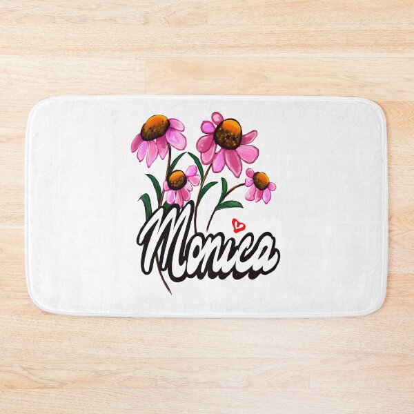 Item preview, Monica with flowers The top 10 best Personalized Custom Name gift ideas for girls and women named Monica designed and sold by Artonmytee.