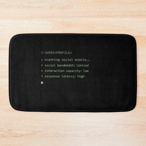 Item preview, Human.exe Not Responding – Retro Terminal Status System Humor designed and sold by Mad Factory Designs.
