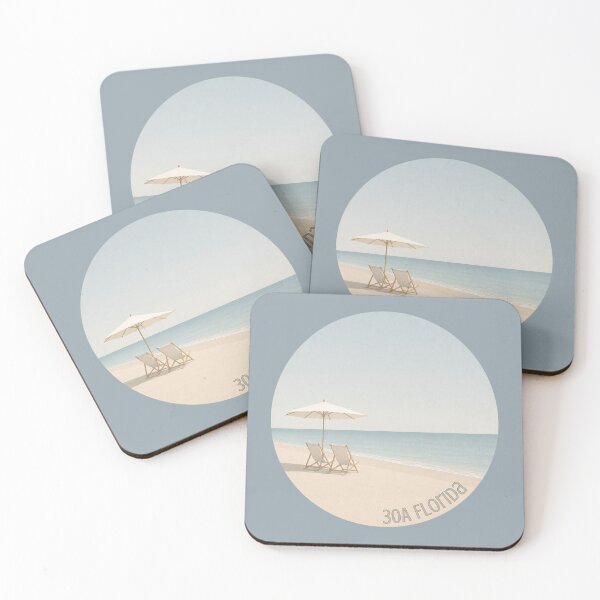 Item preview, 30A Florida Beach Minimal Illustration | Quiet Luxury Coastal Aesthetic designed and sold by SimplyJasper.