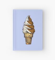 Blue Soft Serve Hardcover Journal