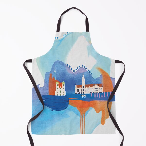 Item preview, Munich, Germany, watercolor mix designed and sold by soartshop.