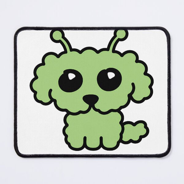 Item preview, Space Alien Toypoodle Sticker | Cute Dog in Galaxy Astronaut designed and sold by PawsInBloom.