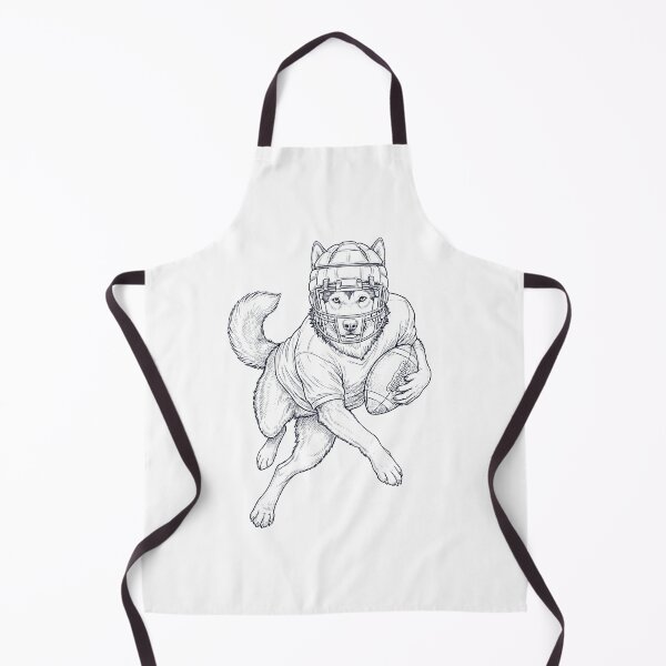 Item preview, Vintage Alaskan Malamute Playing American Football Player Dog Lover designed and sold by TerryConnells.