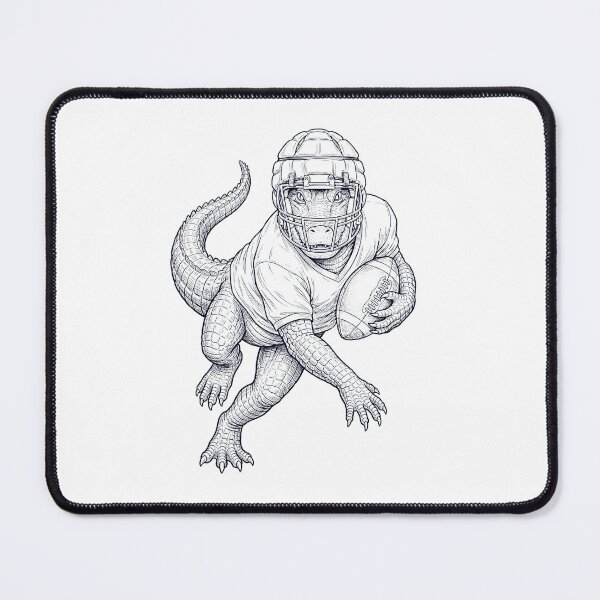 Item preview, Vintage Alligator Playing American Football Player Animal Lover designed and sold by TerryConnells.