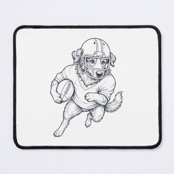 Item preview, Vintage Australian Shepherd Playing American Football Player Dog Lover designed and sold by TerryConnells.