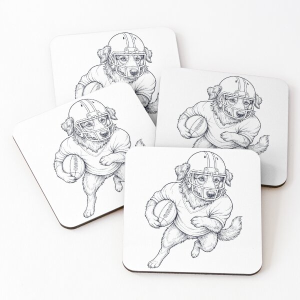 Item preview, Vintage Australian Shepherd Playing American Football Player Dog Lover designed and sold by TerryConnells.