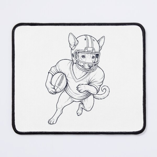 Item preview, Vintage Basenji Playing American Football Player Dog Lover designed and sold by TerryConnells.