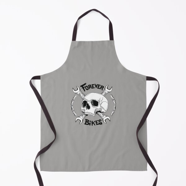 Item preview, Biker Skull with Crossed Wrenches Forever Bikes designed and sold by Billgeat.
