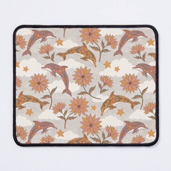 Item preview, Retro Dolphin Floral Sky designed and sold by mmartabc.