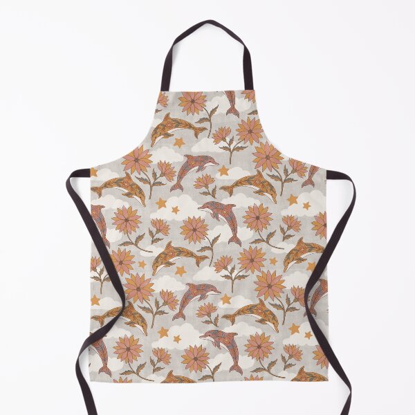 Item preview, Retro Dolphin Floral Sky designed and sold by mmartabc.