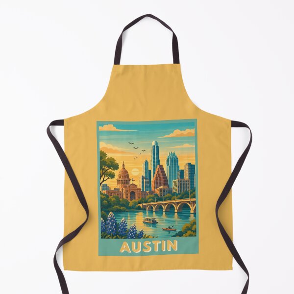 Item preview, Austin Texas Travel Poster designed and sold by MatthewHeights.
