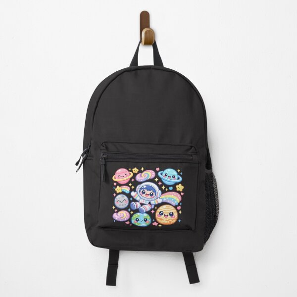 Item preview, Cute Space Adventure – Smiling Planets & Little Astronaut Design designed and sold by Black Signal.