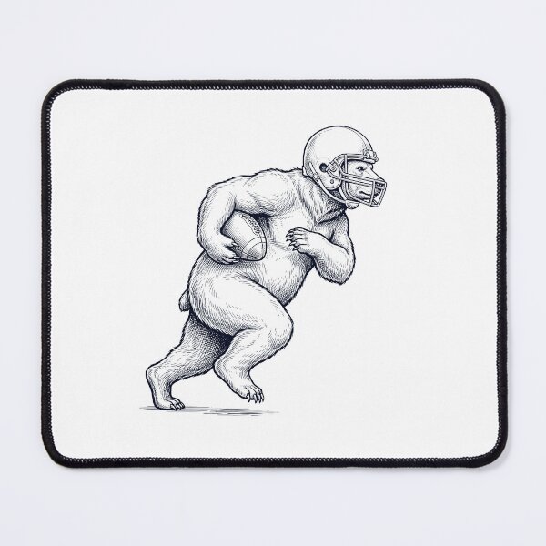 Item preview, Vintage Bear Playing American Football Player Animal Lover designed and sold by TerryConnells.