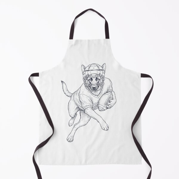 Item preview, Vintage Belgian Malinois Playing American Football Player Dog Lover designed and sold by TerryConnells.