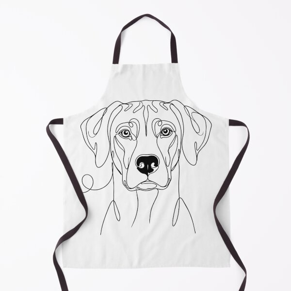 Item preview, Rhodesian Ridgeback One Line Art – Modern & minimalist dog contour design designed and sold by Pfotenfaden.