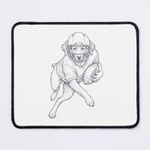 Item preview, Vintage Brittany Playing American Football Player Dog Lover designed and sold by TerryConnells.
