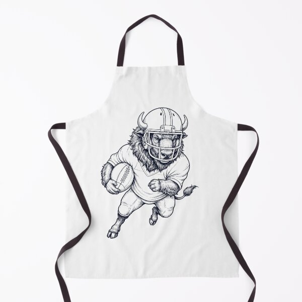 Item preview, Vintage Buffalo Playing American Football Player Animal Lover designed and sold by TerryConnells.