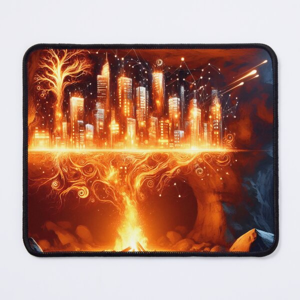 Item preview, It all Started with Fire, Ai Generated Art designed and sold by ACC .
