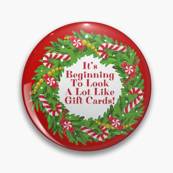 Item preview, WREATH:  It's Beginning To Look A Lot Like Gift Cards! - funny Christmas holidays signs designed and sold by DesignsFromTW-S.