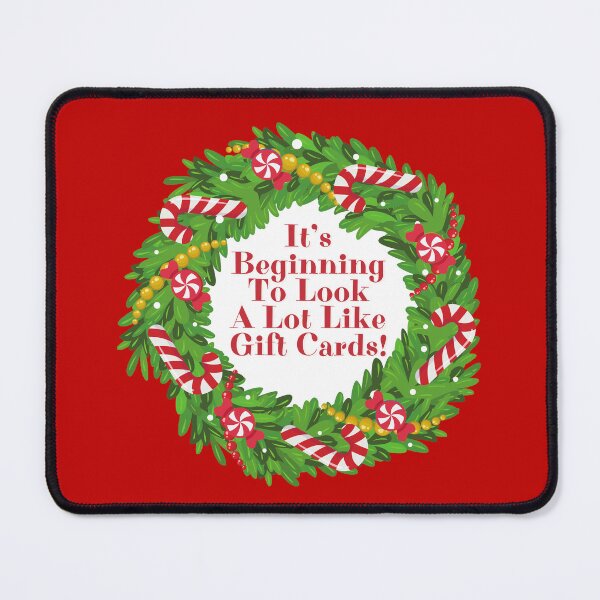 Item preview, WREATH:  It's Beginning To Look A Lot Like Gift Cards! - funny Christmas holidays signs designed and sold by DesignsFromTW-S.