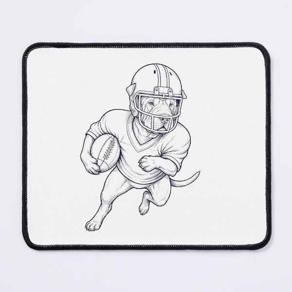 Item preview, Vintage Chinese Shar Pei Playing American Football Player Dog Lover designed and sold by TerryConnells.