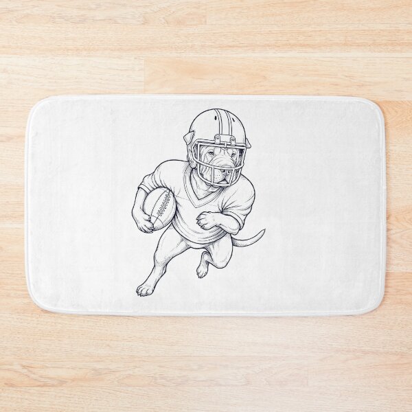 Item preview, Vintage Chinese Shar Pei Playing American Football Player Dog Lover designed and sold by TerryConnells.
