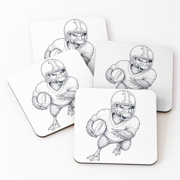 Item preview, Vintage Duck Playing American Football Player Animal Lover designed and sold by TerryConnells.