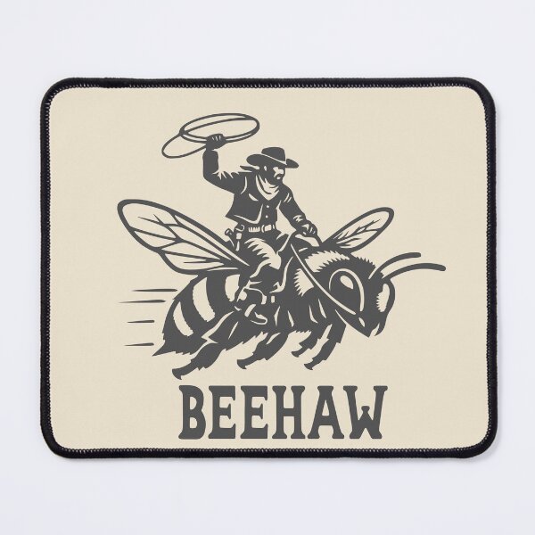 Item preview, BEEHAW Beekeeper Honey Bees Howdy Western Design designed and sold by Colorfulman.