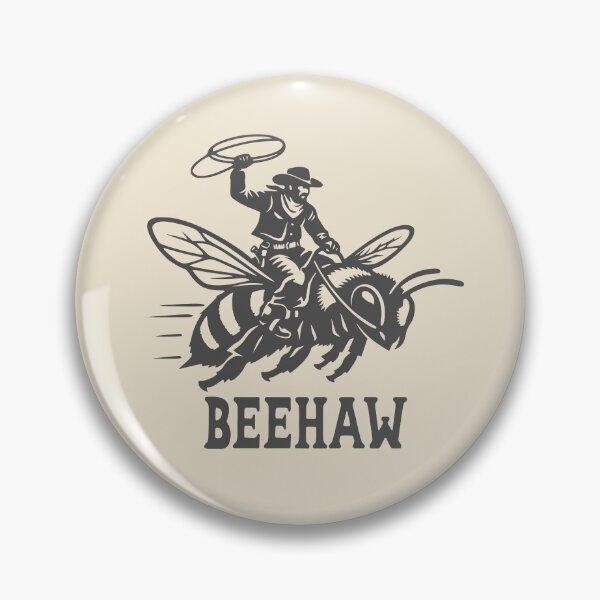 Item preview, BEEHAW Beekeeper Honey Bees Howdy Western Design designed and sold by Colorfulman.