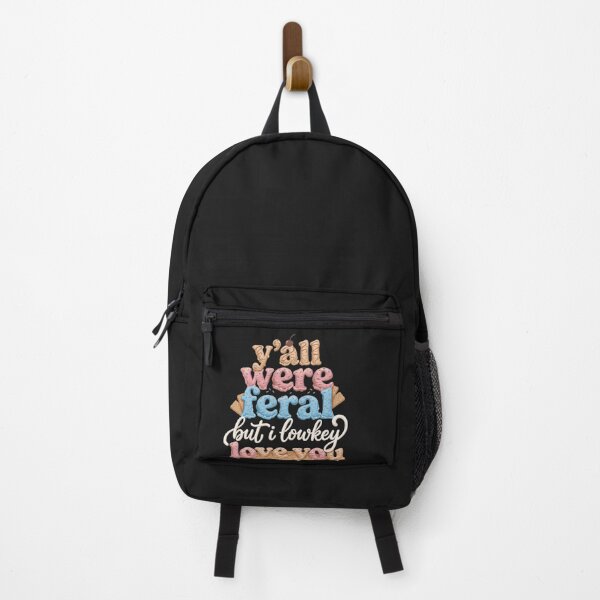 Item preview, Funny Teacher Shirt Y'all were Feral But I Lowkey Love You designed and sold by rachid-elmesafy.