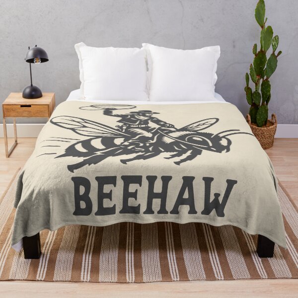 Item preview, BEEHAW Beekeeper Honey Bees Howdy Western Design designed and sold by Colorfulman.