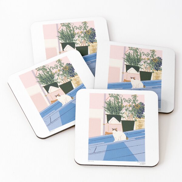 Item preview, Korea cat illustration - Travels collection designed and sold by DANE_Projects.
