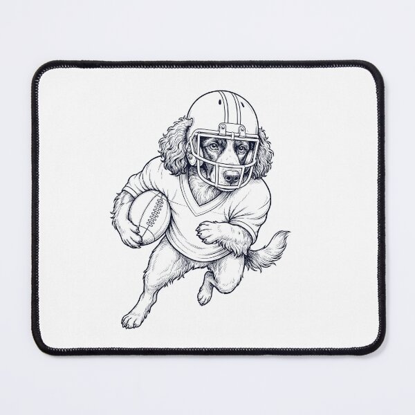 Item preview, Vintage English Springer Spaniel Playing American Football Player Dog Lover designed and sold by TerryConnells.