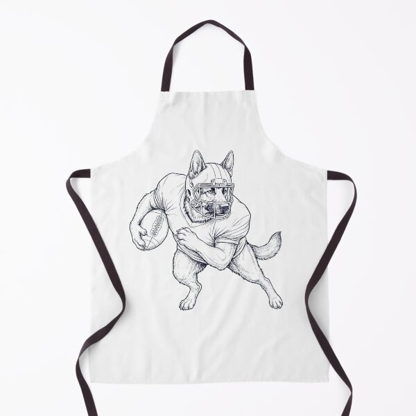 Item preview, Vintage German Shepherd Playing American Football Player Dog Lover designed and sold by TerryConnells.