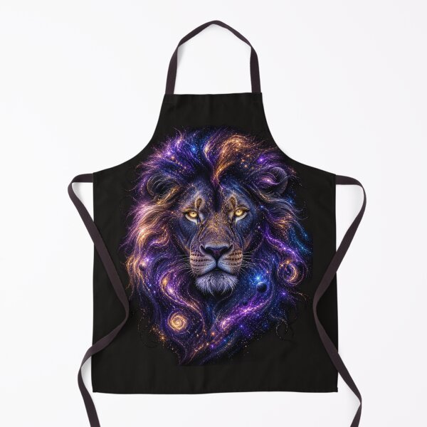 Item preview, Cosmic Galaxy Lion – Mystic Space Art designed and sold by ThePixelMind.