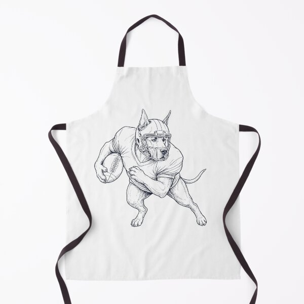Item preview, Vintage Great Dane Playing American Football Player Dog Lover designed and sold by TerryConnells.