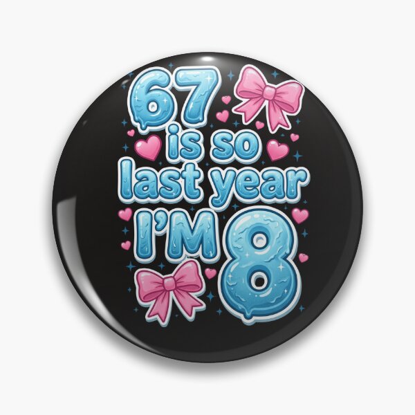 Item preview, 67 8th Birthday Girls Coquette Bow Pink six Seven Meme designed and sold by rachid-elmesafy.