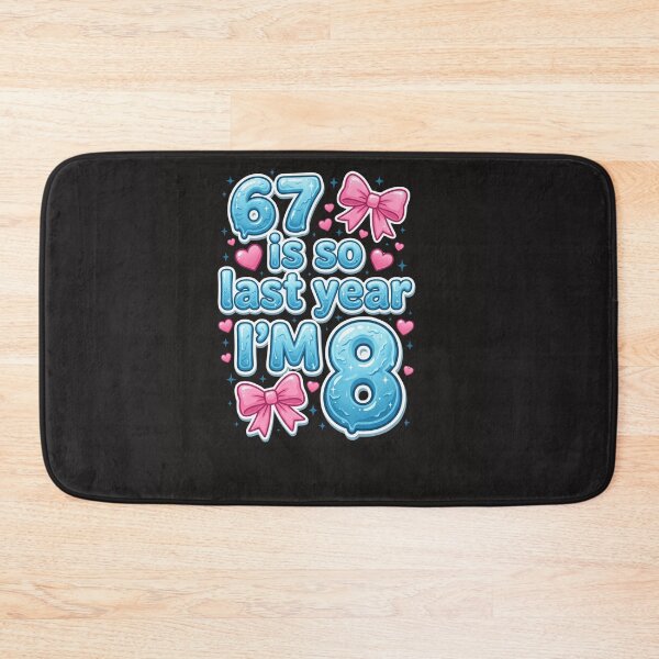 Item preview, 67 8th Birthday Girls Coquette Bow Pink six Seven Meme designed and sold by rachid-elmesafy.