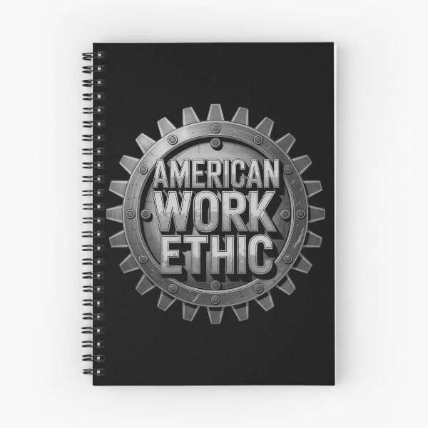 Item preview, American Work Ethic – Industrial Gear Badge designed and sold by OldGloryForge.