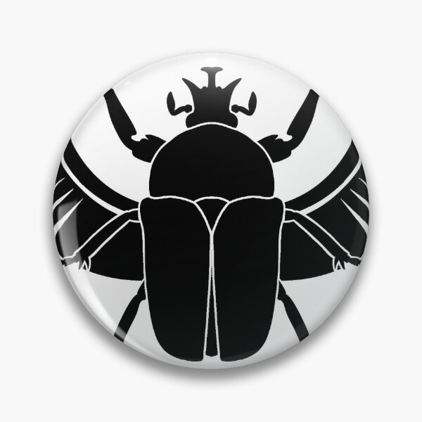 Item preview, Scarab Beetle Bold Silhouette designed and sold by Indigo Magnet Co.