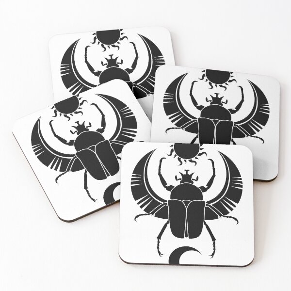 Item preview, Scarab Beetle Bold Silhouette designed and sold by Indigo Magnet Co.