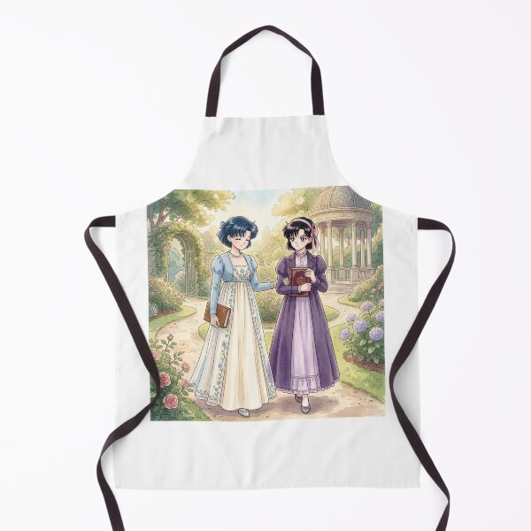 Item preview, Ami and Hotaru Discussing Books designed and sold by Solace Sparkles.