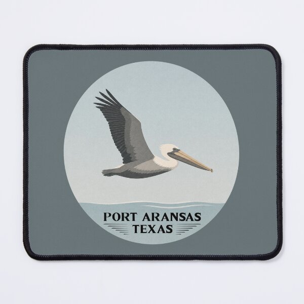 Item preview, Port Aransas Texas Pelican Illustration | Coastal Minimal Beach Art designed and sold by SimplyJasper.