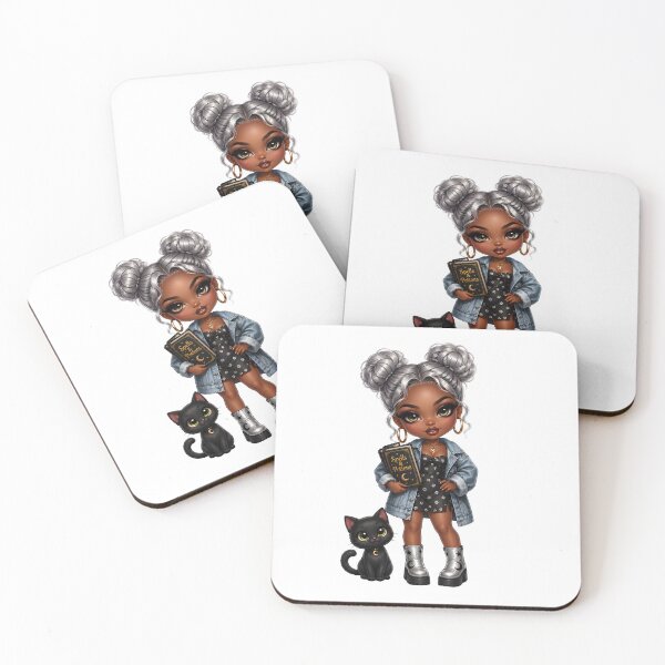 Item preview, Enchanted Witchy Chibi Girl Collection designed and sold by MoonSpeaksTV.