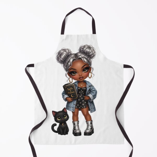 Item preview, Enchanted Witchy Chibi Girl Collection designed and sold by MoonSpeaksTV.