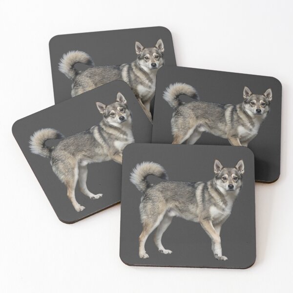 Item preview, Adaptive Veil Portrait Norwegian Lundehund Dog Minimal Realistic Rare Breed Design designed and sold by ArtivaNest.
